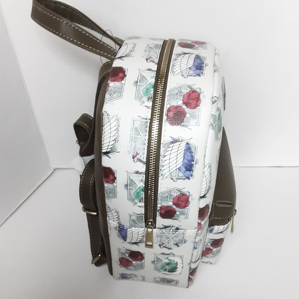 Attack On Titan Regiment Crests Mini Backpack NWT - Picture 7 of 8